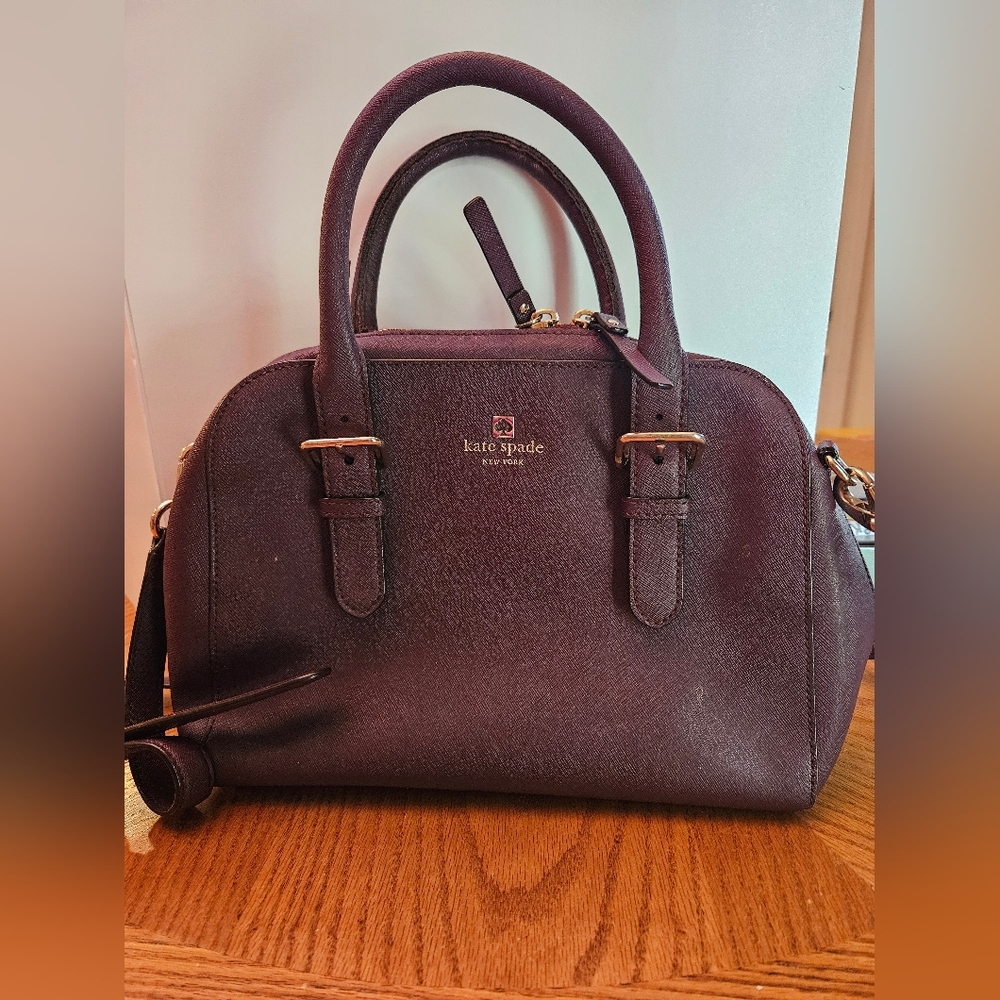 Deep Purple Kate Spade Cove Street Purse